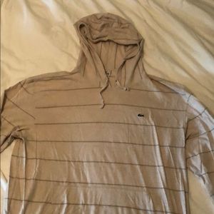 Lacoste Hooded Long Sleeve Tee